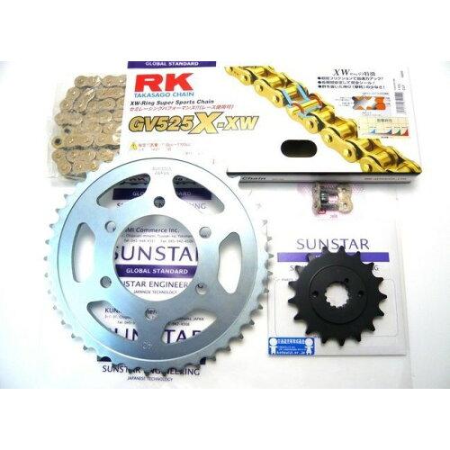 KUNIMI 国美コマース スプロケット＆チェーンキット 品番:KR41117 Z1000MK.2(A3/A4)(525コンバート) サイズ:525
