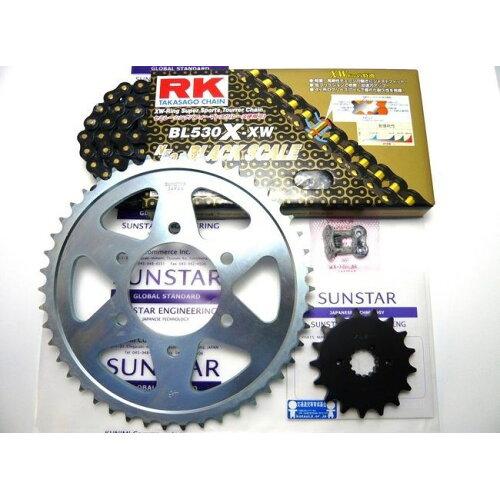 KUNIMI 国美コマース スプロケット＆チェーンキット 品番:KR51718 Z750FX(D2/D3)(530コンバート) サイズ:530