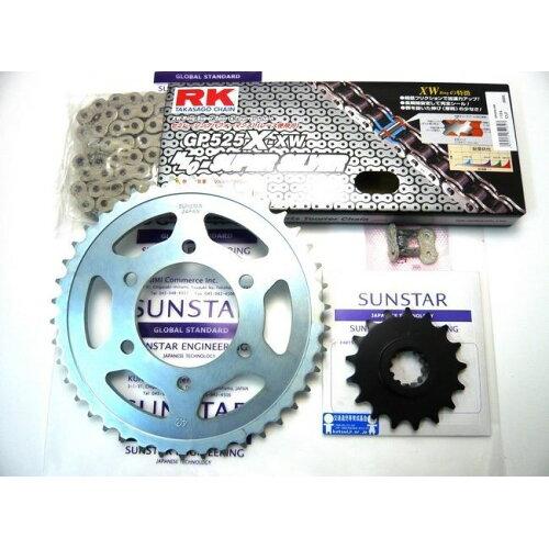 KUNIMI 国美コマース スプロケット＆チェーンキット 品番:KR40816 ZRX1200/R/S(525コンバート) サイズ:525｜ECJOY！プレミアム店
