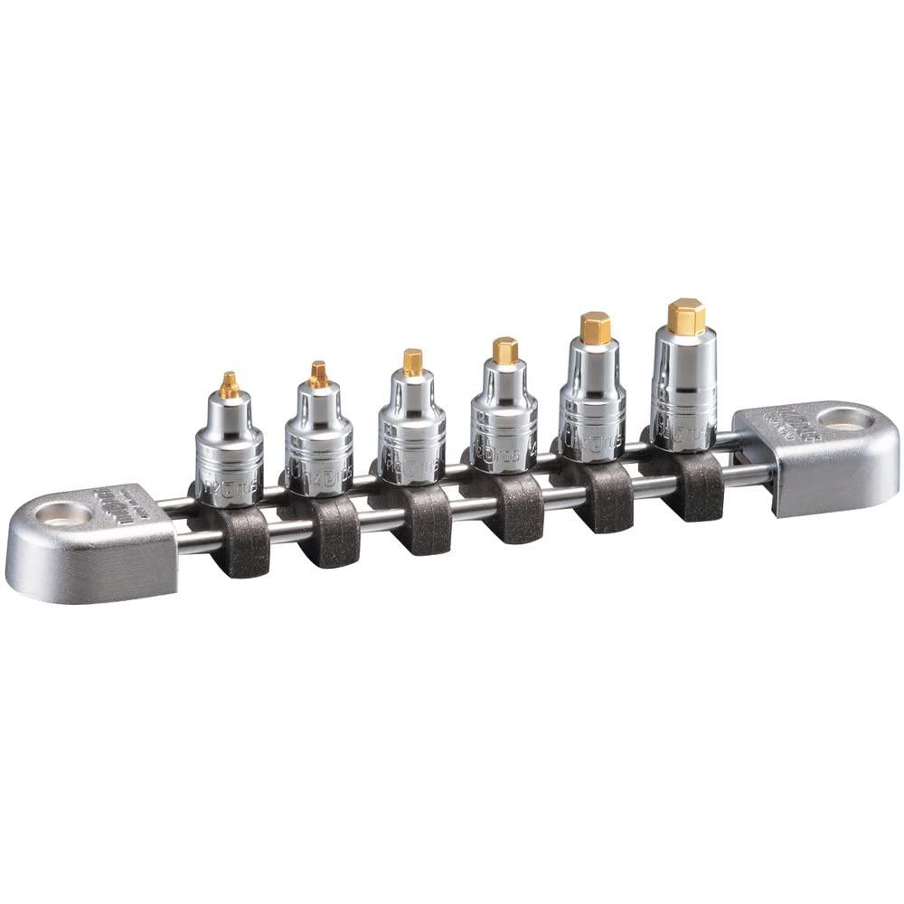 京都機械工具 ネプロス 6.3スタッビヘキサゴンソケットセット(6コ組) (NTBT2SS06A 5175)