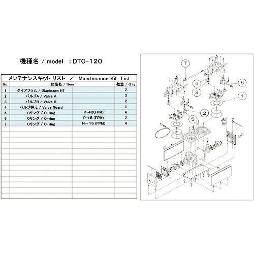 アルバック機工(Ulvac Kiko) ULVAC DTC-120用メンテナンスキット (DTC120MAINTENANCEKIT 8740)