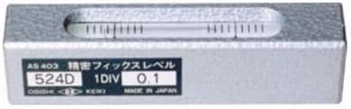 大菱計器製作所 水準器（精密フィックスレベル）　感度0.1mm/m 524D 1個｜ECJOY！プレミアム店