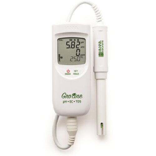 ハンナインスツルメンツ・ジャパン GroLine ポータブルpH/EC/TDS/℃計 HI 9814D 1台|ECJOY!プレミアム店