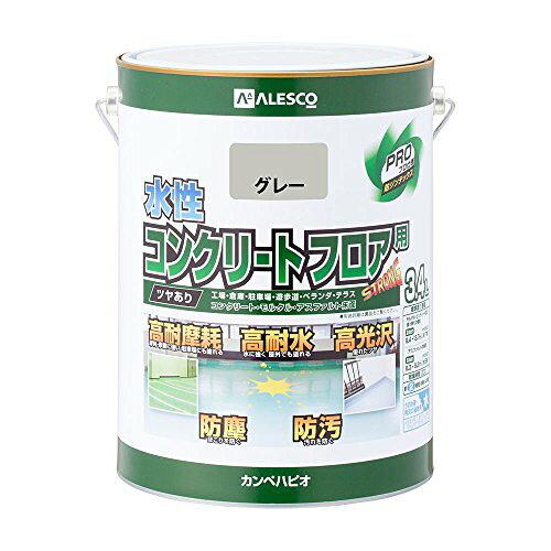 カンペハピオ(Kanpe Hapio) KH 水溶性ｺﾝｸﾘｰﾄﾌﾛｱ用 ｸﾞﾚｰ 3.4L #00467655091034