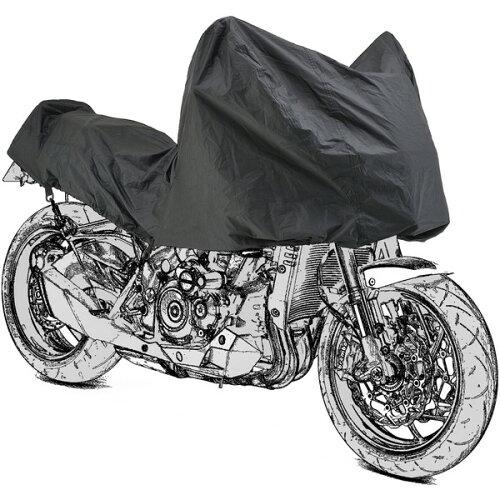 DAYTONA デイトナ デイトナ バイクカバー 汎用 ラージサイズ 撥水コート 旅行先/キャンプ場での雨除け ブラックカバー コンパクトハーフカバー 22144 ブラック