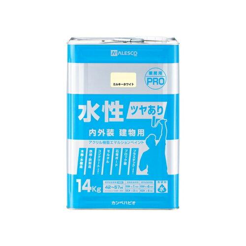 カンペハピオ KH 水性ﾂﾔあり建物用PRO ﾐﾙｷｰﾎﾜｲﾄ 14K　#00447650513140