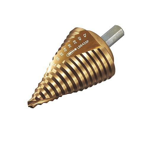 ロブテックス スパイラルステージドリル(チタン上塗り) 15段 6-42  LB642SP 1本
