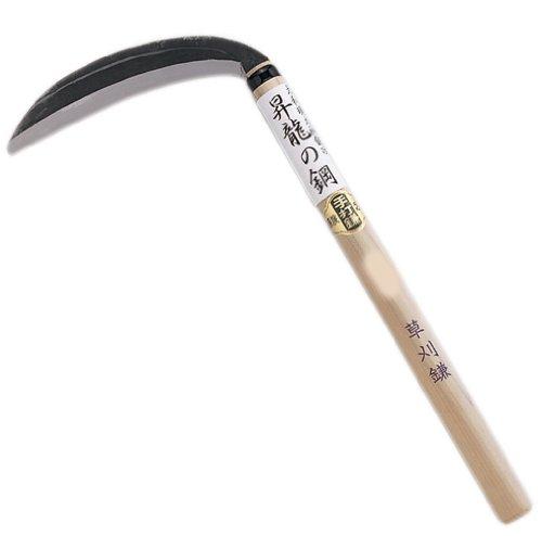 カネコ総業 昇龍の鋼 草刈鎌 210mm 420mm柄 #140542