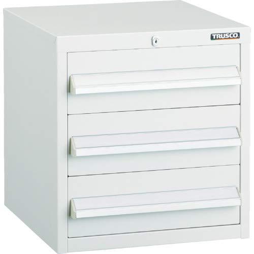 TRUSCO トラスコ中山 TRUSCO LVR型キャビネット 392X412XH420 引出3段 W (LVR424W 8000)｜ECJOY！プレミアム店