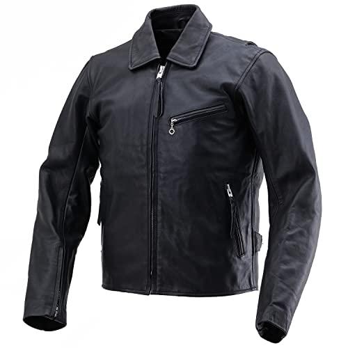 DAYTONA デイトナ デイトナ バイク用 レザー ジャケット Mサイズ(メンズ) ブラック 春秋冬 シングルライダースジャケット 襟あり DL-002 24483