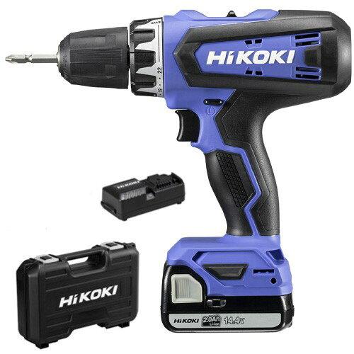 工機ホールディングス HiKOKI(ハイコーキ) 14.4V コードレス ドライバドリル 2.0Ah 蓄電池&times;1個 充電器 ケース付 FDS14DF(BG)｜ECJOY！プレミアム店