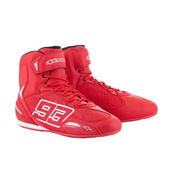 ALPINESTAR アルパインスターズ 【必ず購入前に仕様をご確認下さい】AUSTIN RIDING SHOE [3012 BRIGHT RED WHITE] 8.5/26.2cm