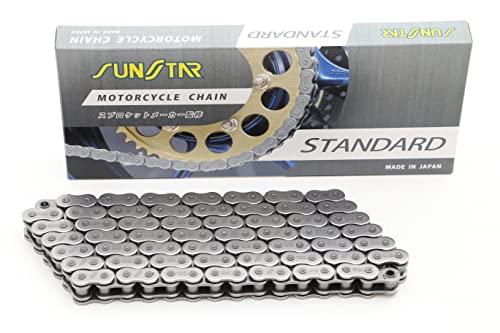 KUNIMI 国美コマース SUNSTAR(サンスター)モーターサイクルチェーン 520サイズ 118リンク スタンダードカラー