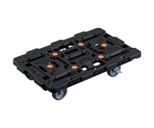 TRUSCO トラスコ中山 TRUSCO 繋ぎ合わせる式脂製平台車 ビートル 700X450 自在5輪 内2輪ストッパー付 (BT700J5S2E100 8000)