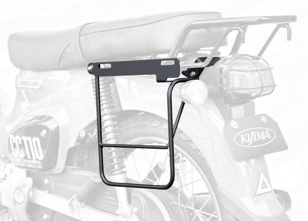 KIJIMA キジマ キジマ(Kijima) バッグサポート ラージ スチール製 縦250×横240mm 左側のみ ブラック スーパーカブ・クロスカブ50/110('18-) 210-49642
