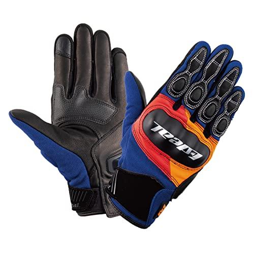 YAMASHIRO 山城 山城(yamashiro) IDEAL アイディール バイク用 グローブ ID-015 ヘリテージ オレンジ/レッド Lサイズ ID015/ORRD/L