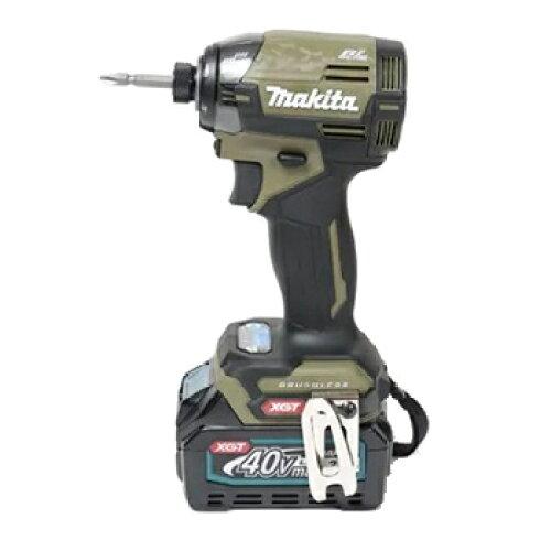 MAKITA マキタ マキタ(Makita) 申し受ける式インパクトドライバ(オリ ーブ) 40Vmax2.5Ah バッテリ2本・申し受ける器・容れもの付 TD002GRDXO