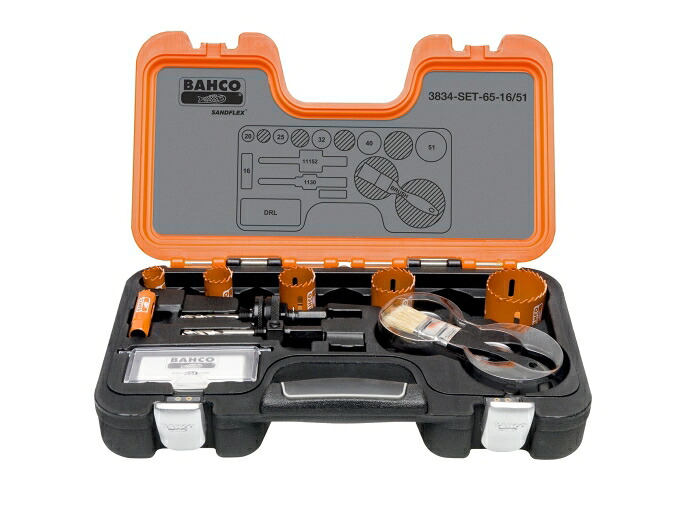 SNA バーコ バイメタルホールソーセット 9PCS 16-51mm (3834SET651651 8513)