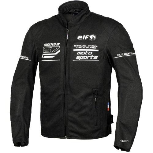 エルフ(ELF) EJ-S116 ジャケット 春夏 フレッドメッシュジャケット Black＆White M 品番:EJ-S116/BKWH/M
