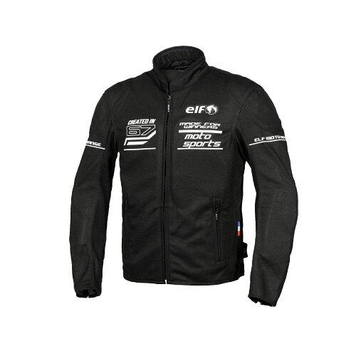 エルフ(ELF) EJ-S116 ジャケット 春夏 フレッドメッシュジャケット Black＆White 4L 品番:EJ-S116/BKWH/4L｜ECJOY！プレミアム店