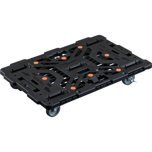 TRUSCO トラスコ中山 TRUSCO 連結式樹脂製平台車 ビートル 900X600 自在5輪 内2輪ストッパー付 (BT900J5S2E100 8000)