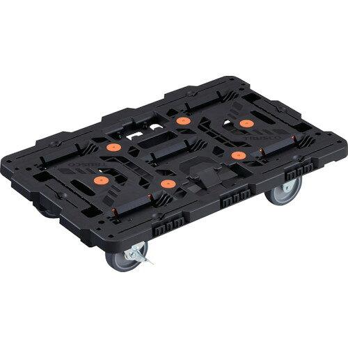 TRUSCO トラスコ中山 TRUSCO 繋ぎ合わせる式脂製平台車 ビートル 700X450 自在3輪 内2輪ストッパー付 (BT700J3S2E100 8000)