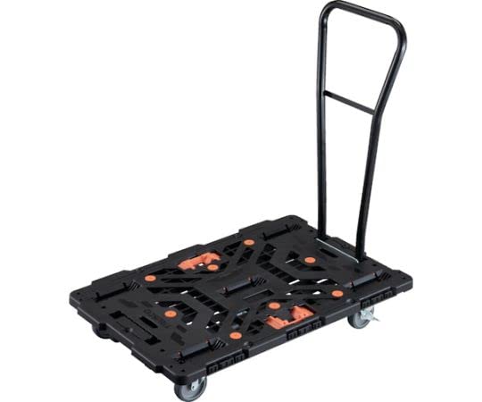 TRUSCO トラスコ中山 継ぎ合わせる式脂製平台車 ビートル 900X600 自在5輪 内2輪ストッパー付 脱着式手持ち部分付 とめたろう付 (BT900J5S2HE100T 8000)