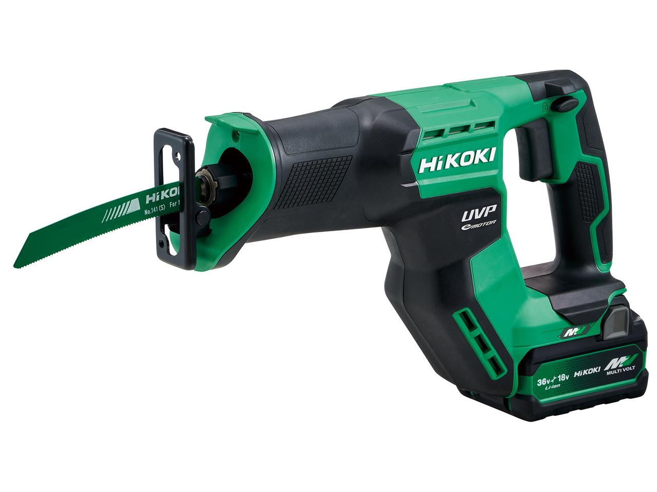 工機ホールディングス HiKOKI(ハイコーキ) 36V コードレスセーバソー (レシプロソー) コンパクトタイプ 充電式 電池、充電器、ケース別売り CR36DMA(NN)