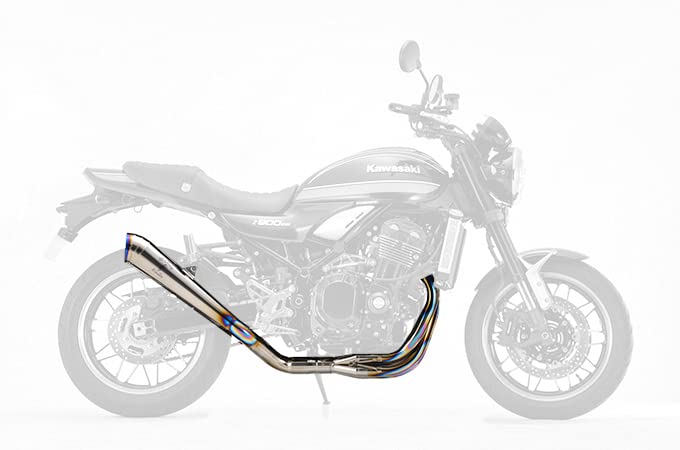アールズギア 【必ず購入前に仕様をご確認下さい】Z900RS WクラシックR メガホン Ti (MK40-RMCT)