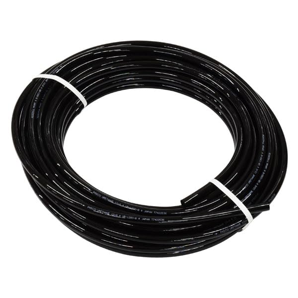新潟精機(Niigataseiki) ポリウレタン熱電子管 12mmx20m 黒UB1280-20-B