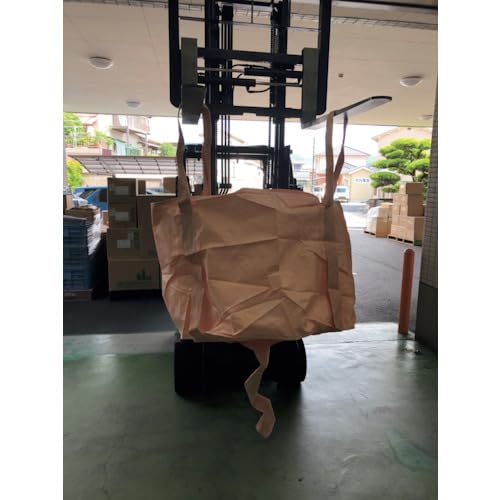 ユタカメイク フレコンバッグ 排出口無 直径1100mm×高さ750mm 500kg (W610 8200)