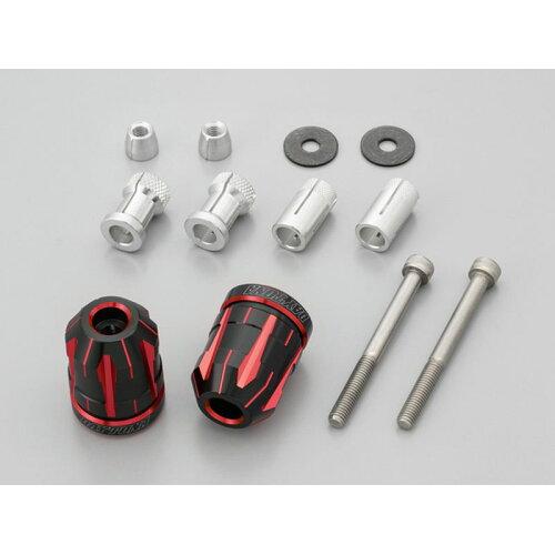 DAYTONA デイトナ デイトナ PREMIUM ZONE(プレミアムゾーン) バイク用 バーエンド スズキ / 汎用(ハンドル内径φ14-19) TECHNO レッド 35470 品番:35470