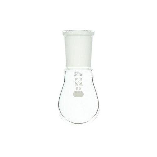柴田科学の科目 似ている摺合なす形瓶 50mL 005370-2950 1個