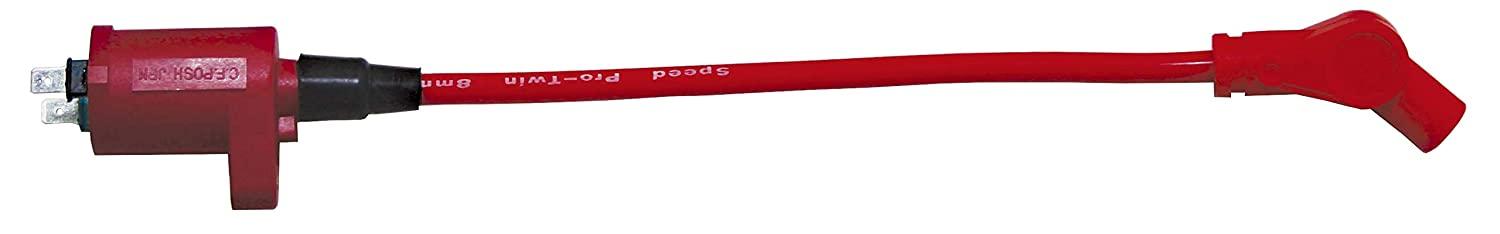 クリエイティブファクトリーポッシュ ポッシュ(POSH) レーシングイグニッションコイル赤+スピードプロツインコード赤 12Vモンキー ゴリラ APE50 APE100 XR50 XR100モタード 296010-04