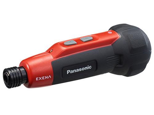 PANASONIC パナソニック 電動ドライバー USB Type-C 充電式 3.7V 850mAh 正転・逆転 手締め機 ブレーキ付 LEDライト ビットセット USB充電ケーブル付属 軽量 小型 ネジ締め DIY 電動工具 充電ミニドライバー EZ1D11S-R レッド