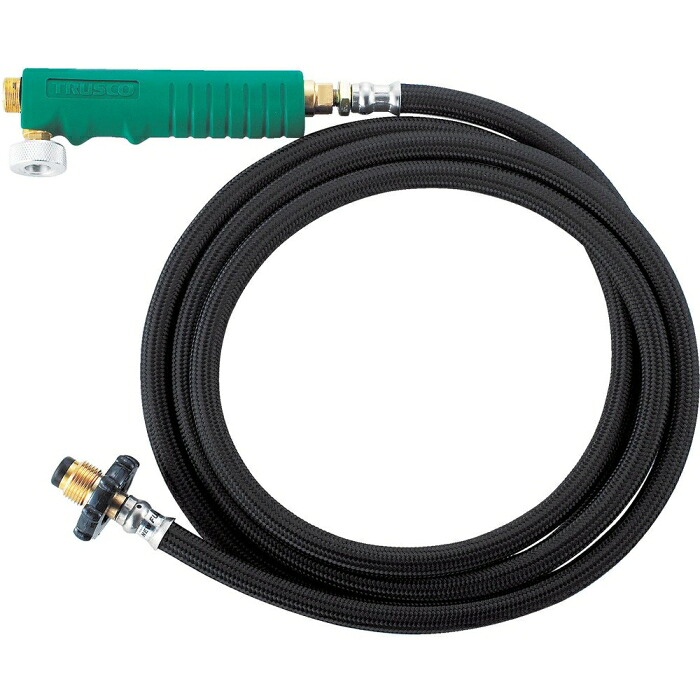 TRUSCO トラスコ中山 ＴＲＵＳＣＯ　プロパンバーナー用ホース５Ｍバルブ付 TB-H5MB 2735628