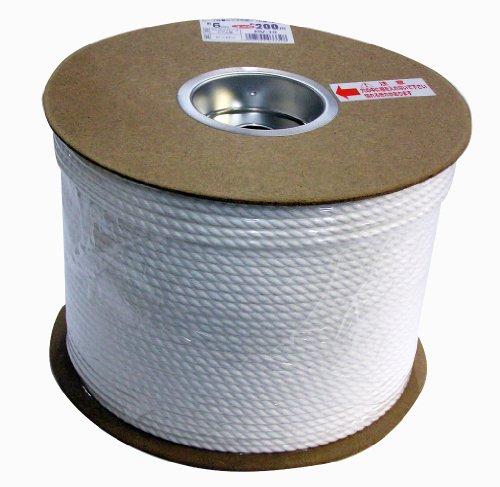 ハンディ・クラウン ユタカメイク クレモナロープドラム巻 6mm×200m 【RV-10】