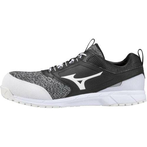 MIZUNO ミズノ ミズノ プロテクティブスニーカーオールマイティ― ES31L ブラック×ホワイト 24.5 (F1GA19030924.5 7217)
