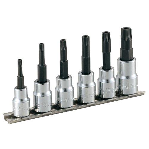 TONE トルクスソケットセット(いじり押しとどめる手合い保持者付) 6pcs  HTX306H