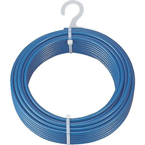 TRUSCO トラスコ中山 CWP6S30TRUSCO メッキ付ワイヤーロープ PVC被覆タイプ Φ6(8)mmX30m8560809