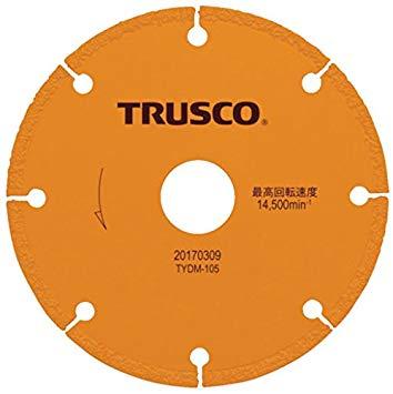 TRUSCO トラスコ中山 TYDM105TRUSCO 溶着ダイヤモンドカッター マルチタイプ 105mm8563405