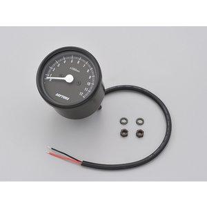 DAYTONA デイトナ 【必ず購入前に仕様をご確認下さい】キカイシキタコメーター 12000 BK/BK (15630)