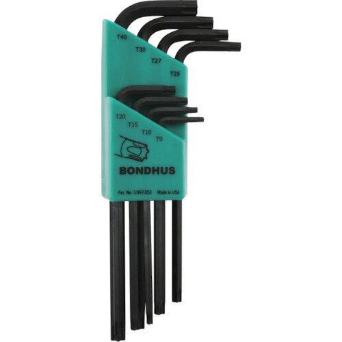 ボンダス(BONDHUS) ボンダス トルクス[[R]]L-レンチ ロング セット8本組(T9-T40)