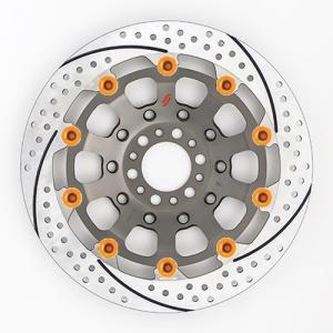 KUNIMI 国美コマース プレミアムレーシング　品番：ＥＳ１０７ＷＬ－ＯＲ　サイズ：φ３２０　　ピンカラー：オレンジ