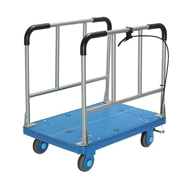COMOLIFE コモライフ 静音台車 長尺物運搬車 ハンドストッパー 最大積載量300kg PLA300-W-HS