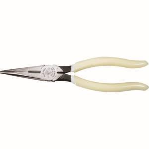 Klein Tools KLEIN 強力型ロングノーズプライヤー サイドカット 220mm 蓄光タイプ