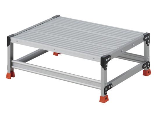 TRUSCO トラスコ中山 TRUSCO やり方用踏台 1段 高さ0.3m 天板800×600 (TSF1863 8000)