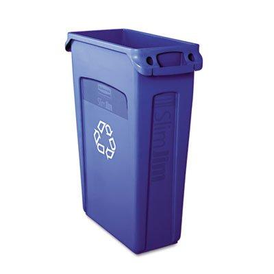 Rubbermaid Commercial Products 354765思われ人お手伝いさん スリムジムコンテナ 通気孔付き添い人 87.1L 青色8194495