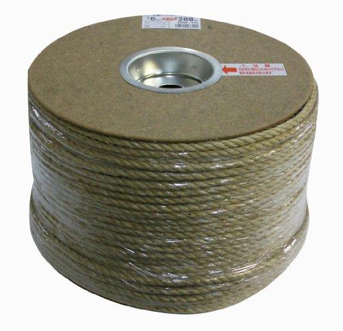 ハンディ・クラウン ユタカメイク マニラロープドラム巻 6mm×200m 【RM-10】
