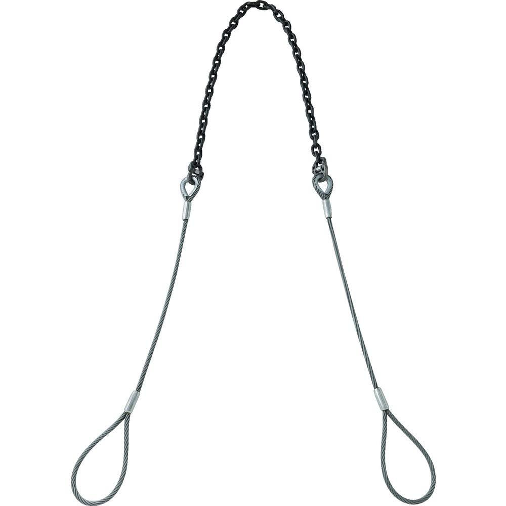 TRUSCO トラスコ中山 TRUSCO 玉掛ワイヤチェーンスリング(コンビスリング) Φ12X1M コマーシャルチ